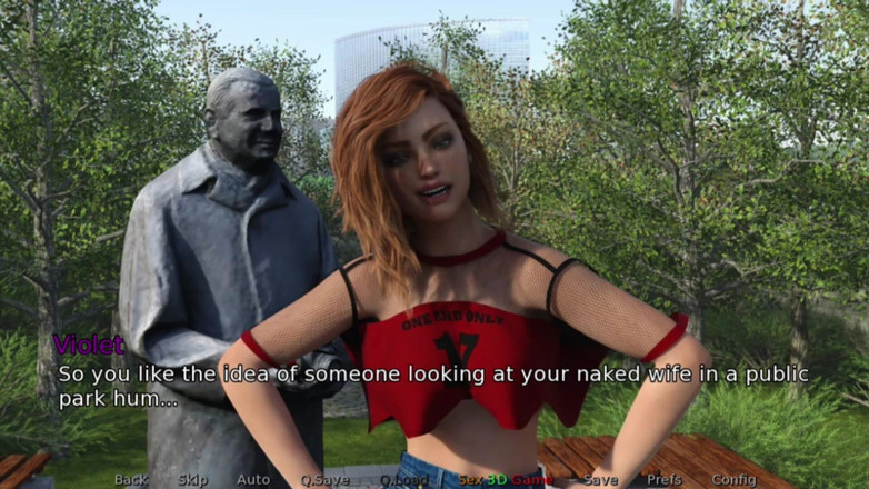Q Boy: Foto en topless de esposa caliente en el parque - nuevo...