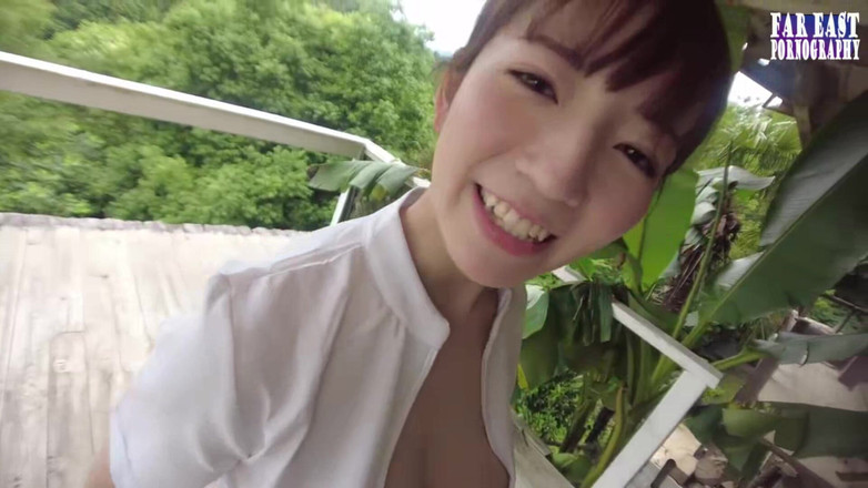 Far East pornography: Doll Like Bliss with a Pale Busty Tease on a...