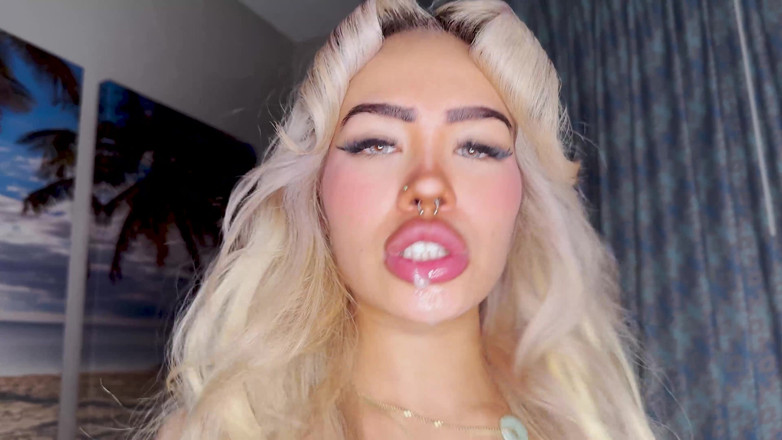 Duncan Saint: Tiny Blonde Spits All Over My Cock Before I Stretch...