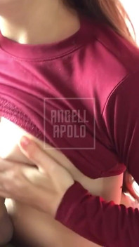Blonde Babe with Big Ass and Natural Tits Gives a Sloppy Blowjob and Gets Cum on Her Tits