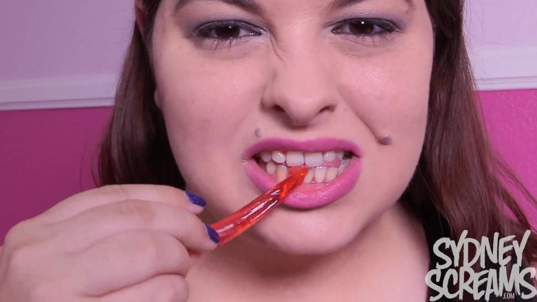 Sydney screams fetish: Slurping, Sucking &amp; Biting - HD Wmv