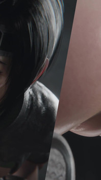 Yuffie Kisaragi Big Dick Sloppy Blowjob - Deep & Messy 3D Animation