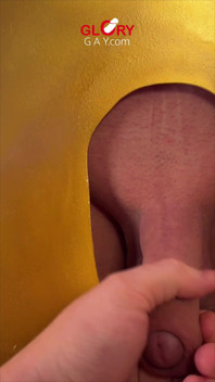 Gloryhole Cum Glass Overflow - He Just Keeps Shootin