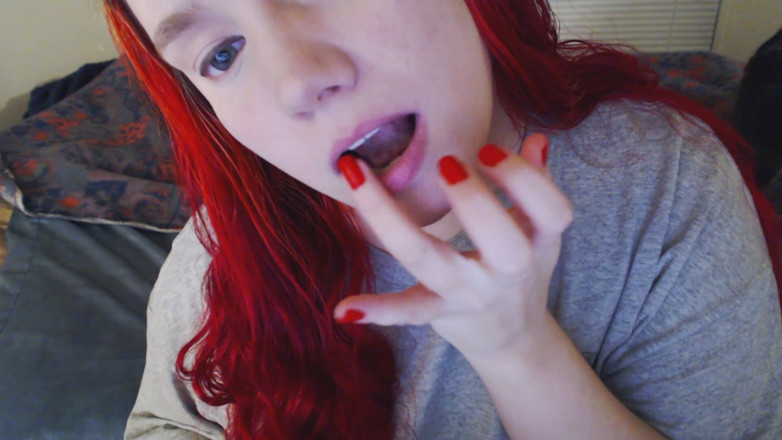 Scarlet Vixen: Lippe n mund fetisch roter heißer lippenstift