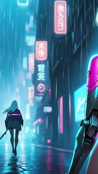 Cyber punk: A Futuristic World with Beautiful Women and Cyborgs