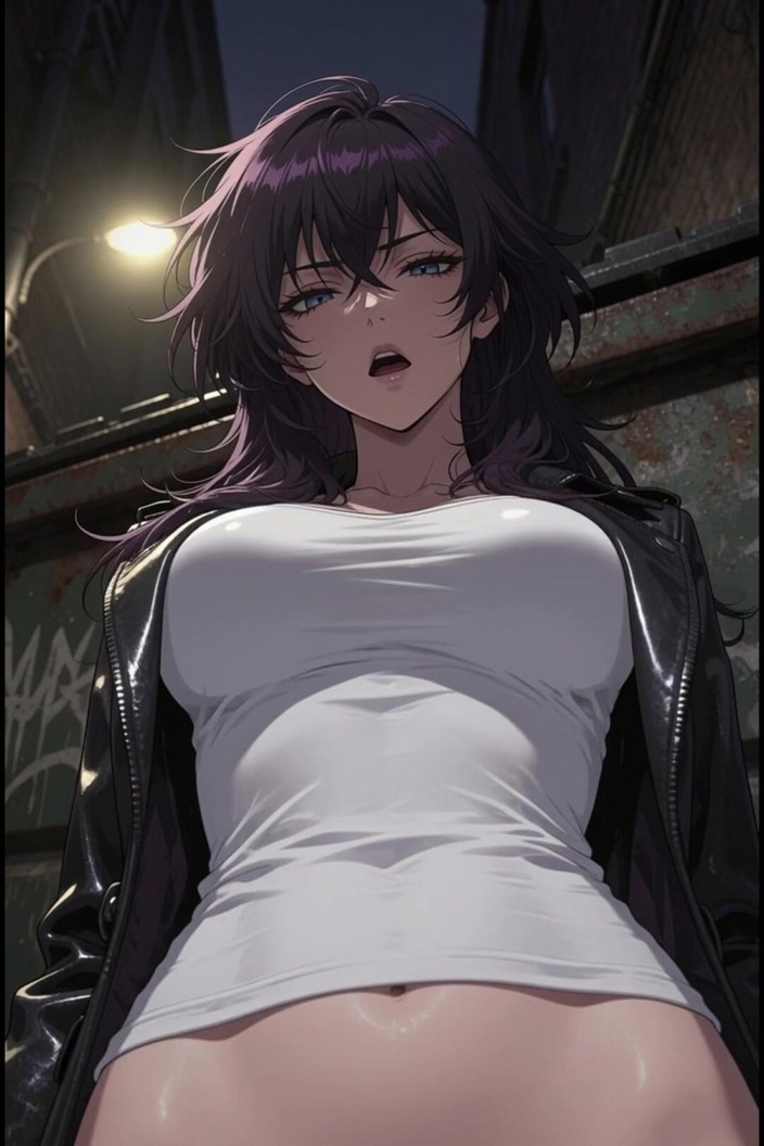 Wertstofsamler: Mysterious Anime Woman in Side Alley Seduces You
