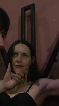 Humiliating pussy fingering threesome