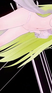 アズールレーンヤヌス変態ホットセクシーダンスソングハアオアMMD3Dブロンド髪色編集Smixix
