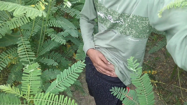 Desimast7: Big Cock Show and Jerking in Outdoor