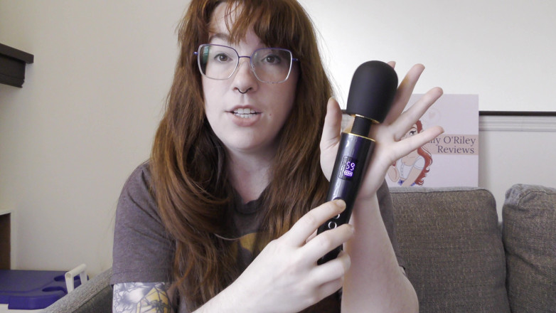 Lily O'Riley: NSFW Review of the Led Display Vibrating Wand Pro Compact...