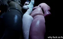 3D Cute Asian Wife Have Her First Time Threesome Sex and Got Orgasm