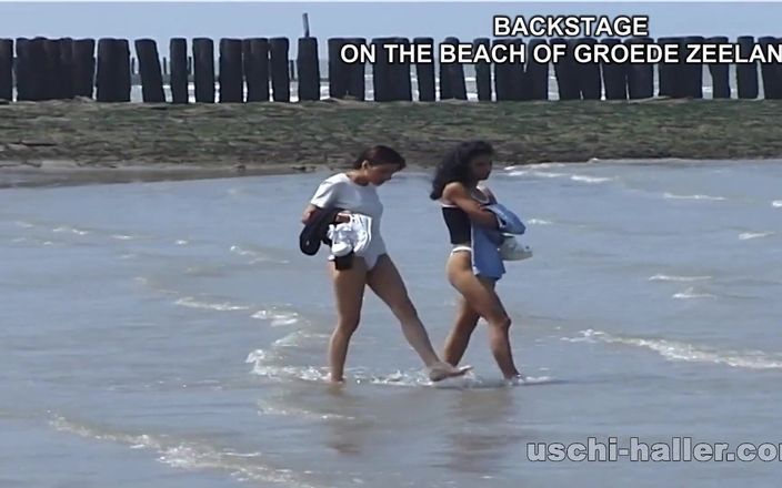 Club Express: Di balik layar - di pantai groede zeeland bareng uschi haller &amp; 2...