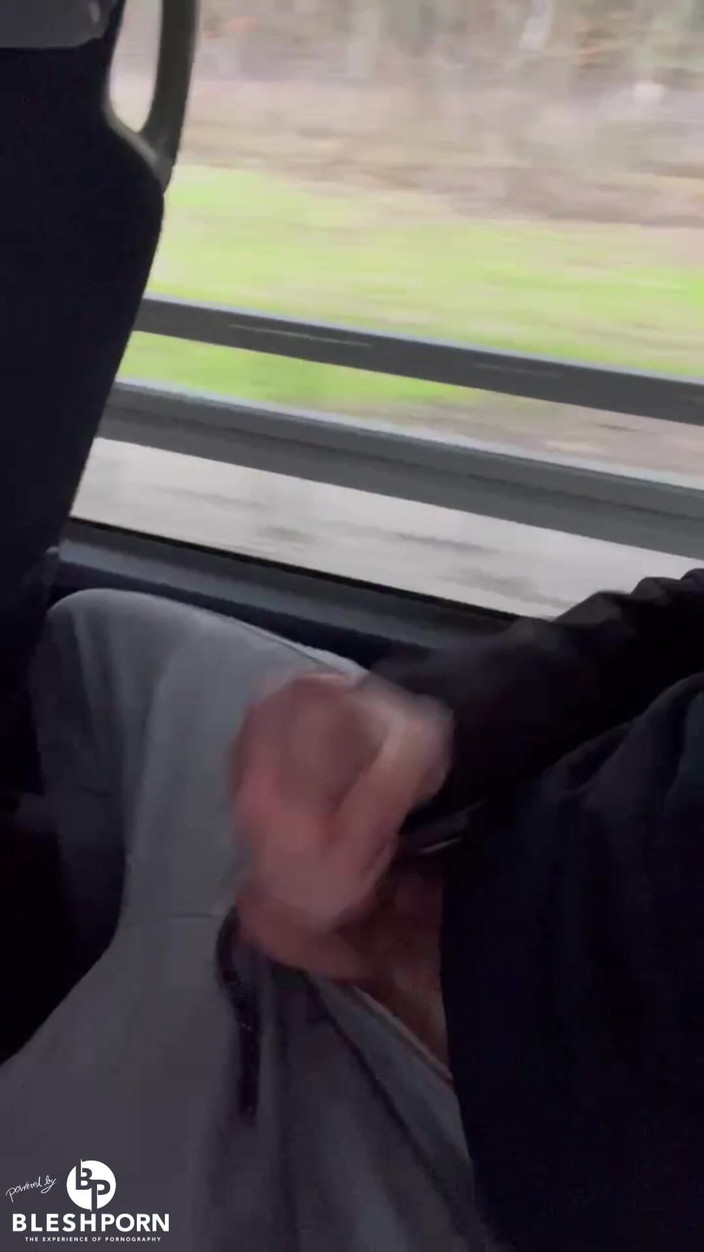 bleshporn: Stepson Benni Schulte on a Bus Ride
