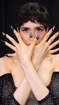 Small Tits and Long Nails Worship