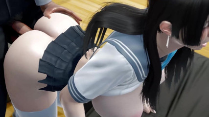 Honey Bttch: Slutty college girls get knocked up by massive cock