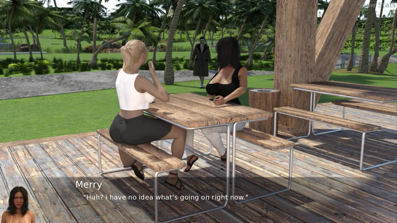 Porny Games: Istri hot proyek - pamer memek sama orang asing (28)