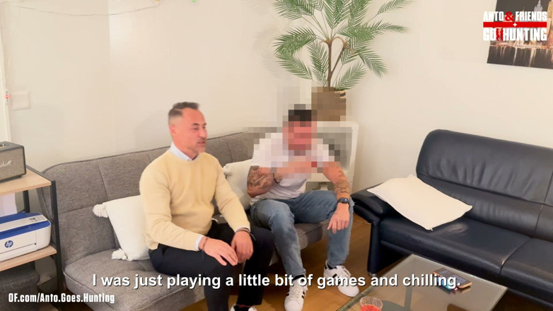 AntoGoesHunting: Un Papa Bisexuel Marié Baise Un Allemand Marié Curieux Sans...