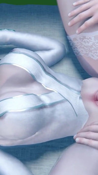 Yun yun grandi tette in 3D: una dea sveglia - Animazione 3D Hentai