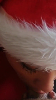 Weihnachts-blowjob Mit Spermaschlucken