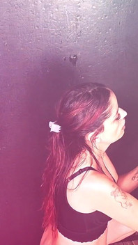 Wife Takes a Load Inside a Stranger at a Glory Hole!