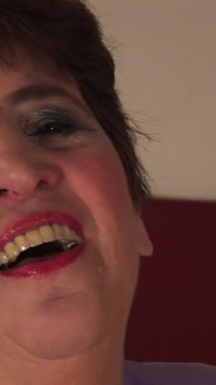 Horny Old Grandma Plays with Her Hairy Mature Pussy in Bed