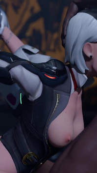 Ashe & D.va From Overwatch Porn - Deepthroat Assist, Wild Double Penetration & Anal Fuck with Big Black Dick