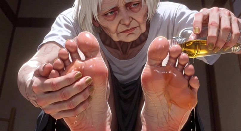 YOUR BEST FANTASY: 87 Year Old Granny Sensual Foot Oil Massage - Gorgeous Feet &amp;...
