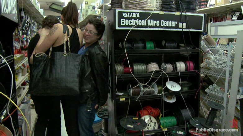 Public Disgrace by Kink: 20 Year Old Slut Gets Used in a Hardware Store
