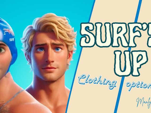 Step Gay Step-dad Series - Surfs up - Clothing Optional (Manly foot)