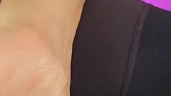 Hairy Girlfriend Ties You up to Tease You with Sweaty Feet and Socks