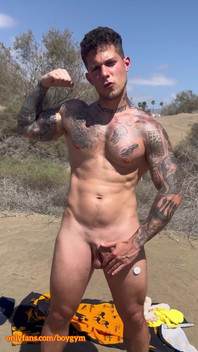 My Cock in the Public Beach!