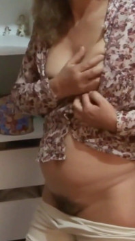 My wife's stepsister comes home from work, she shows off and asks me to fuck her