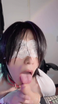 Asian Femboy Deepthroat