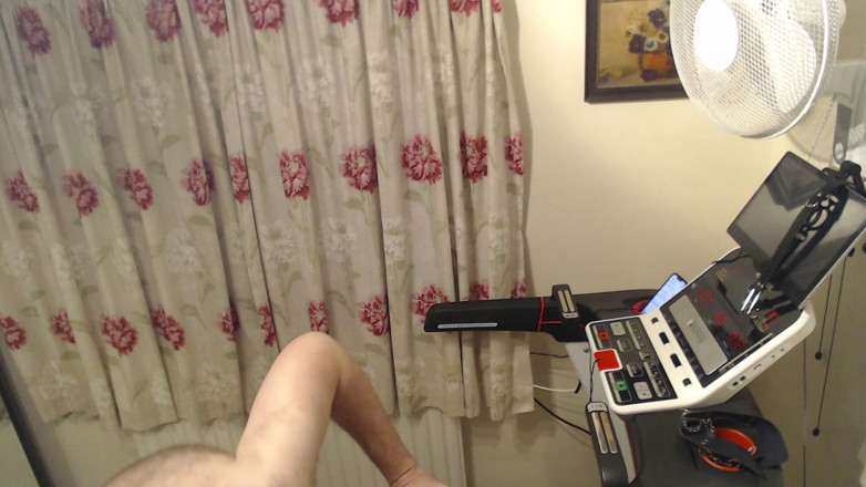 Lovenipclamps: Running on Tread Mill with Toys