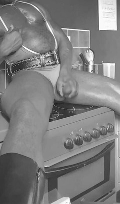 Black smoking muscle stepdad: Black Bodybuilder Fetish Nipple Play & Wank