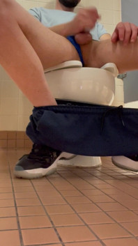 Mall Restroom Tenga Egg Jerk N’ Cum