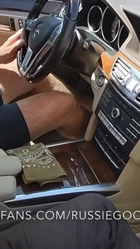 Sucking Big Dick Stepdaddy Jay Taylor in Car and Park