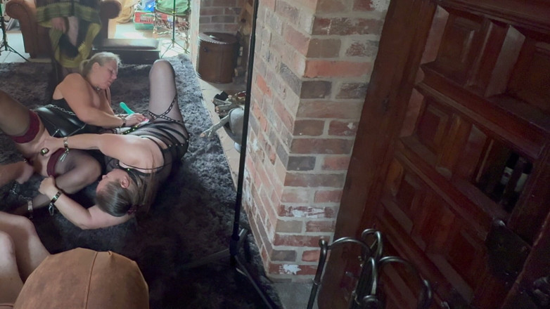 Aaexperiencesltd: Part 3:- Lanista Bear Gets His Female Slaves to Play Together!