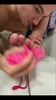 Useless Slave Washes Mistress Kiffa Feet