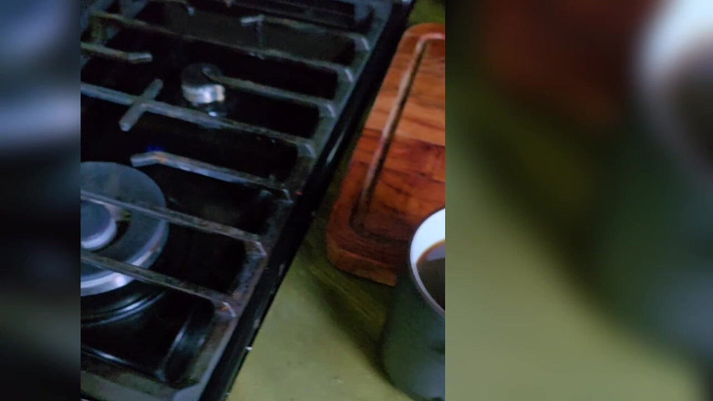 Ladyandme: Topless Lady Cleaning House