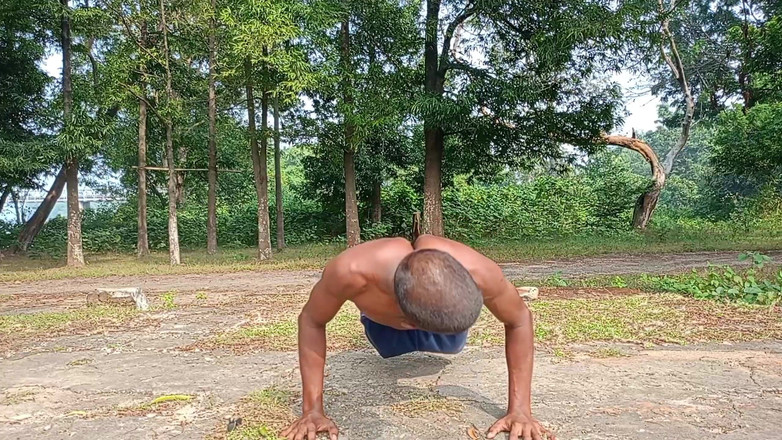 LinearOrnament35: 100 Push up Challenge Purup live