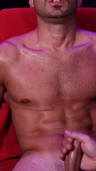 Guy 43 - Muscled, Eurostud Cums Hard While Getting Finger Fucked