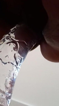 Riding an Xxl Dildo