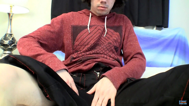 Straight naked thugs: Auto facial para heterosexual twink Jonas