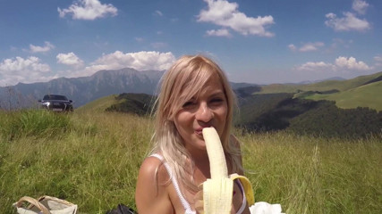 MyGonzoTV: myGonzo.tv - BFvsGF: Titus Steel a Jasmine Rouge piknikové sexkady