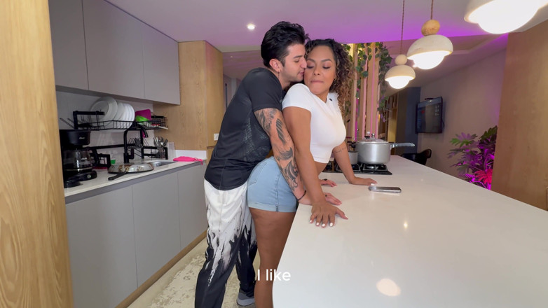 Zack whiter: MILF Stepmom Fucked in the Kitchen by the Hard Cock...