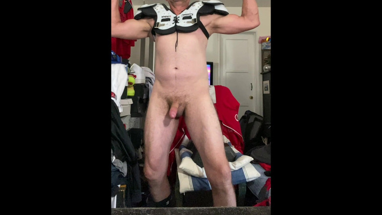 JockDad87: Jockdad87 je nadržený v neděli v jeho fotbalových pads