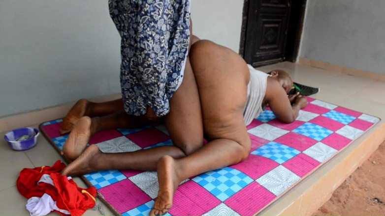 NACKME_PRODUCTION: Blind Man Almost Got Caught Fucking a Benevolent BBW Outside