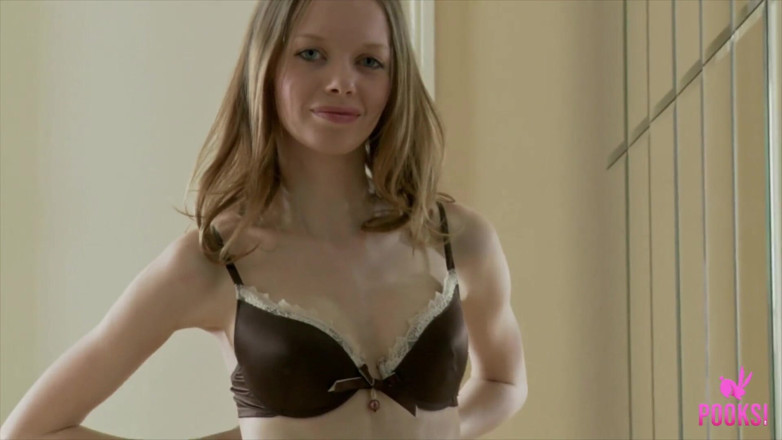 Pooksi: Blonde coed Daisy shares her boobies and pussy with you!