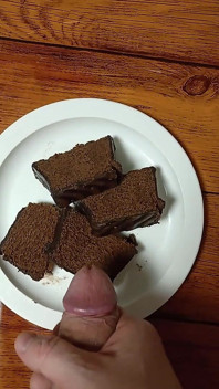 ciasto czekoladowe ze spermą
